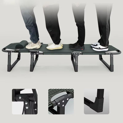 Portable Ultralight Folding Camping Bed for Single Person - Ideal for Hiking and Outdoor Use