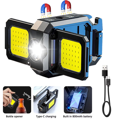 Pocket-Sized Light-Up Wonder: The Keychain Lantern that Folds, Glows, and Probably Could Steal a Show!