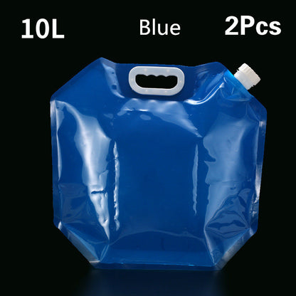 Bolsas de agua portátiles listas para la aventura: ¡plegables y listas para usar!