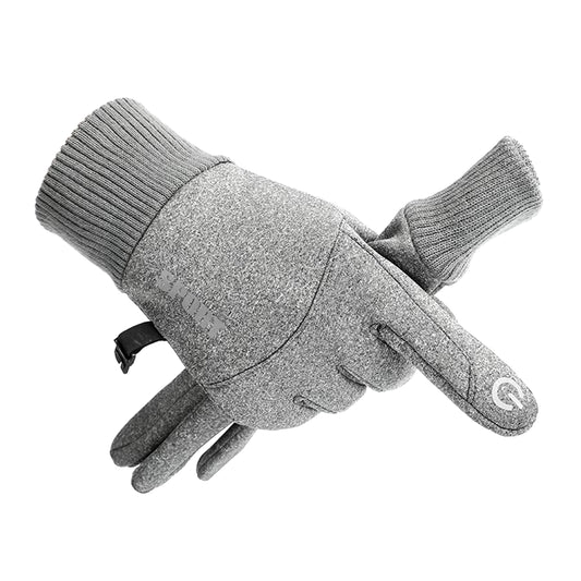 Men'S Waterproof Riding Gloves, Winter Gloves, Suitable for Outdoor Sports, Skiing, Running, Motorcycles, Touch Screens