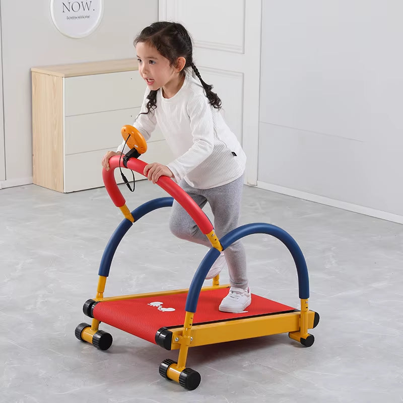 Children Treadmill Indoor Exercise Running Machine Fitness Equipment with Digital Display Kids Running Trainer
