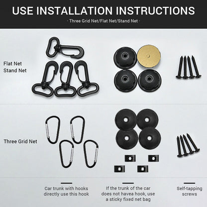 Revolutionize Your Trunk with Elastic Storage Nets!