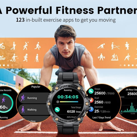 Adventure-Ready Smartwatch with Dynamic Display