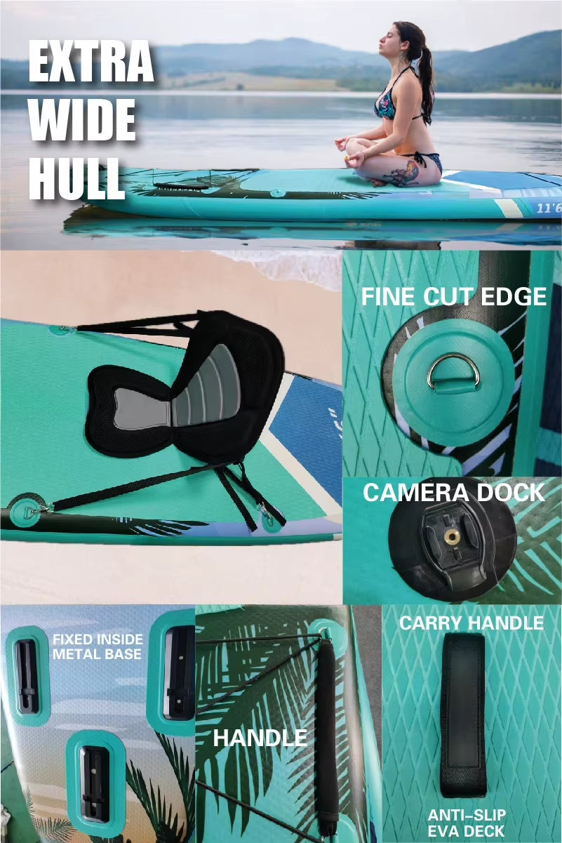 Premium Inflatable Surfboards for Water Sports - 11'6