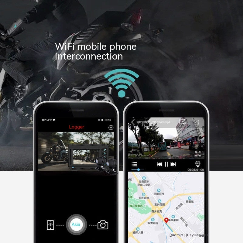 Ultimativer Adventure HD-Motorrad-GPS-Recorder