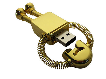 Unleash the Fun: Zinc Alloy Robot USB Drive