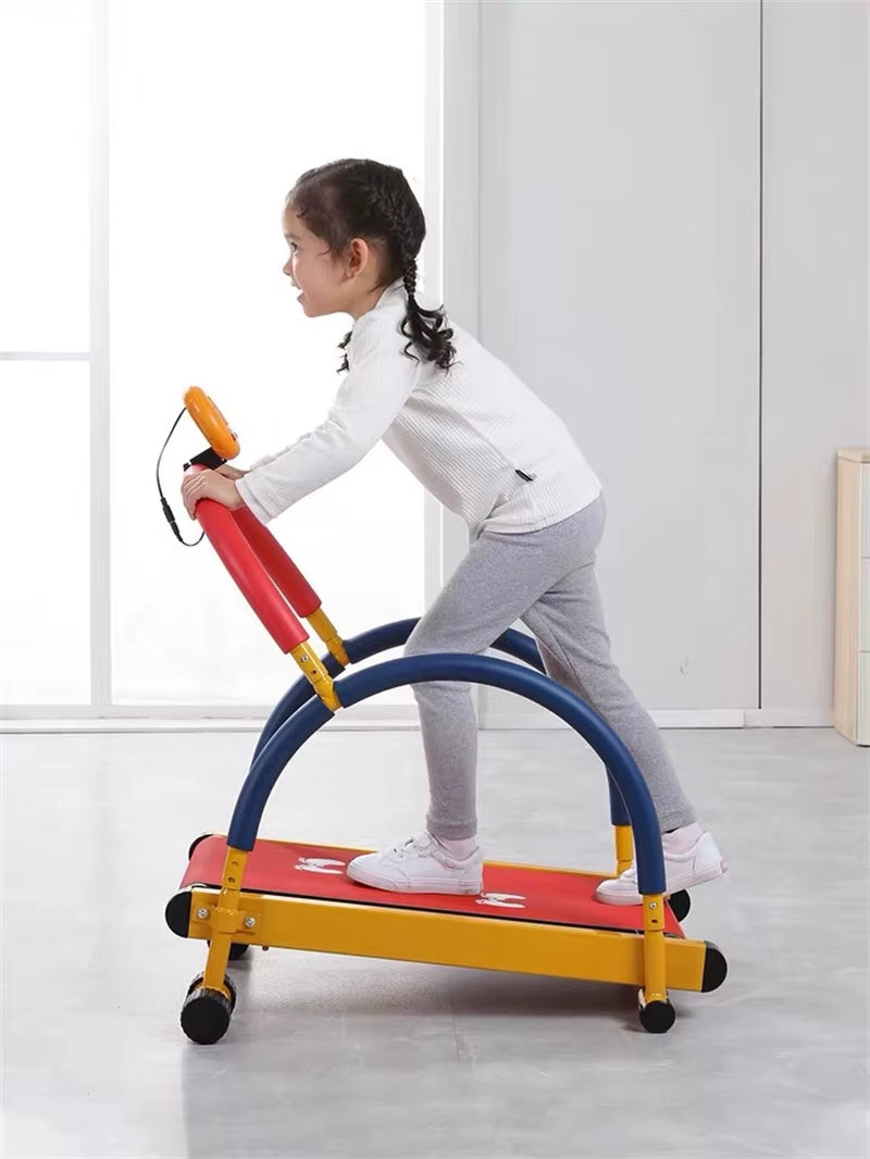 Children Treadmill Indoor Exercise Running Machine Fitness Equipment with Digital Display Kids Running Trainer