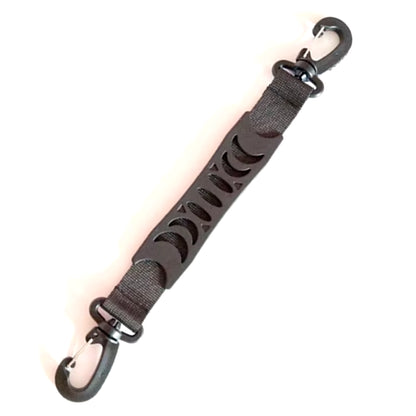 Nylon Skiing Pole Shoulder Hand Carrier Lash Handle Straps Adjustable Buck Hook Loop Protecting Black Nylon Ski Handle Strap Bag