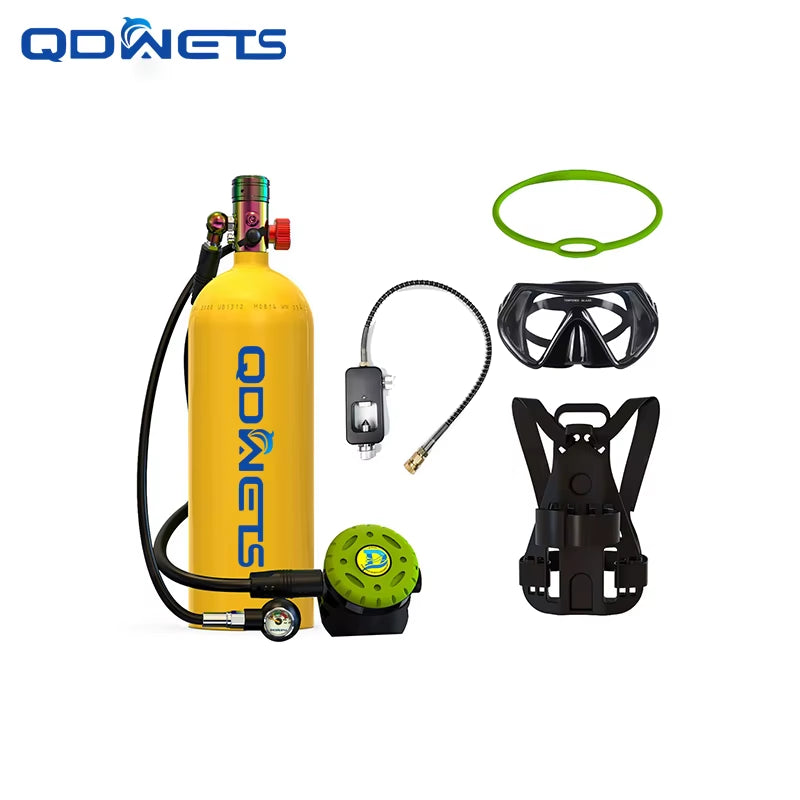 2.3L Portable Scuba Tanks,Dot Certified Diving Gear for Underwater 25-35 Minutes of Diving ,Bacup Air Tanks,Diving Air Ta