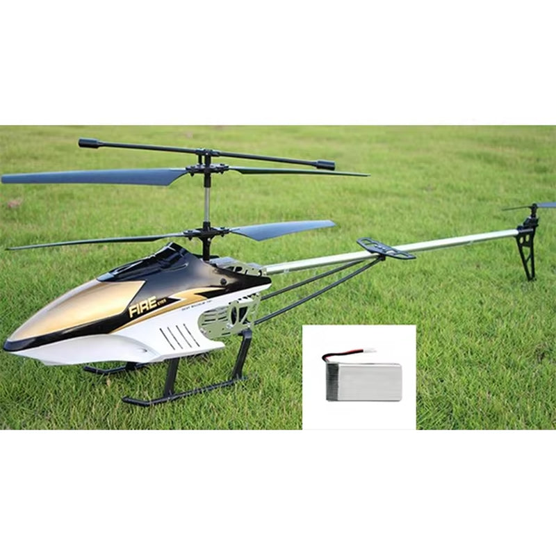 Remote Control RC Helicopter - Durable 80cm Outdoor Drone Toy for Kids, 3.5CH Large Aircraft Model