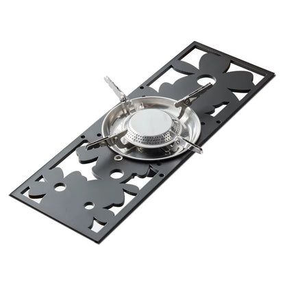 Panda-licious Portable BBQ Blast: The Mighty Gas Stove That Turns Campsites into Feasts!