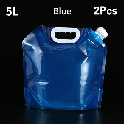 Bolsas de agua portátiles listas para la aventura: ¡plegables y listas para usar!