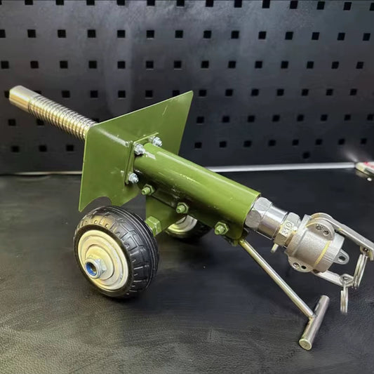 Heavy-Duty Metal Alloy Miniature Artillery Figurine and Launcher Statue