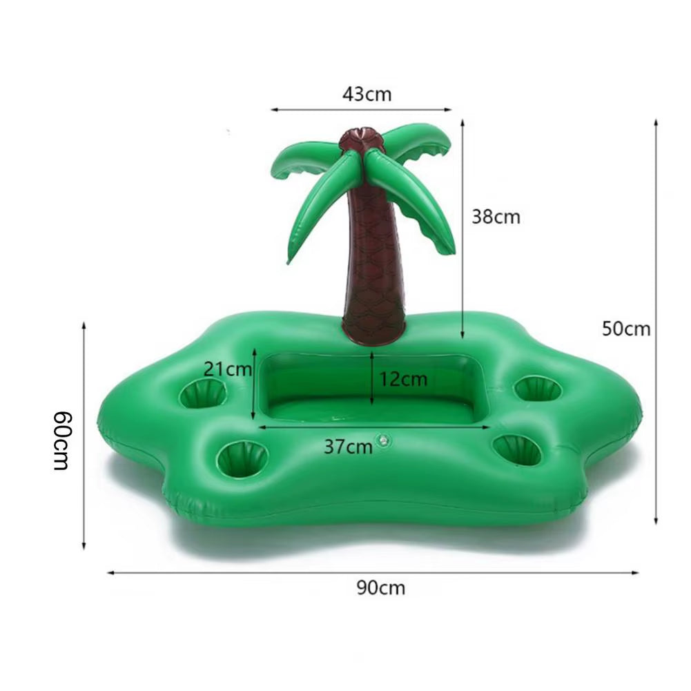Inflatable PVC Beach Toy and Serving Bar for Pool and Salad Ice Tray