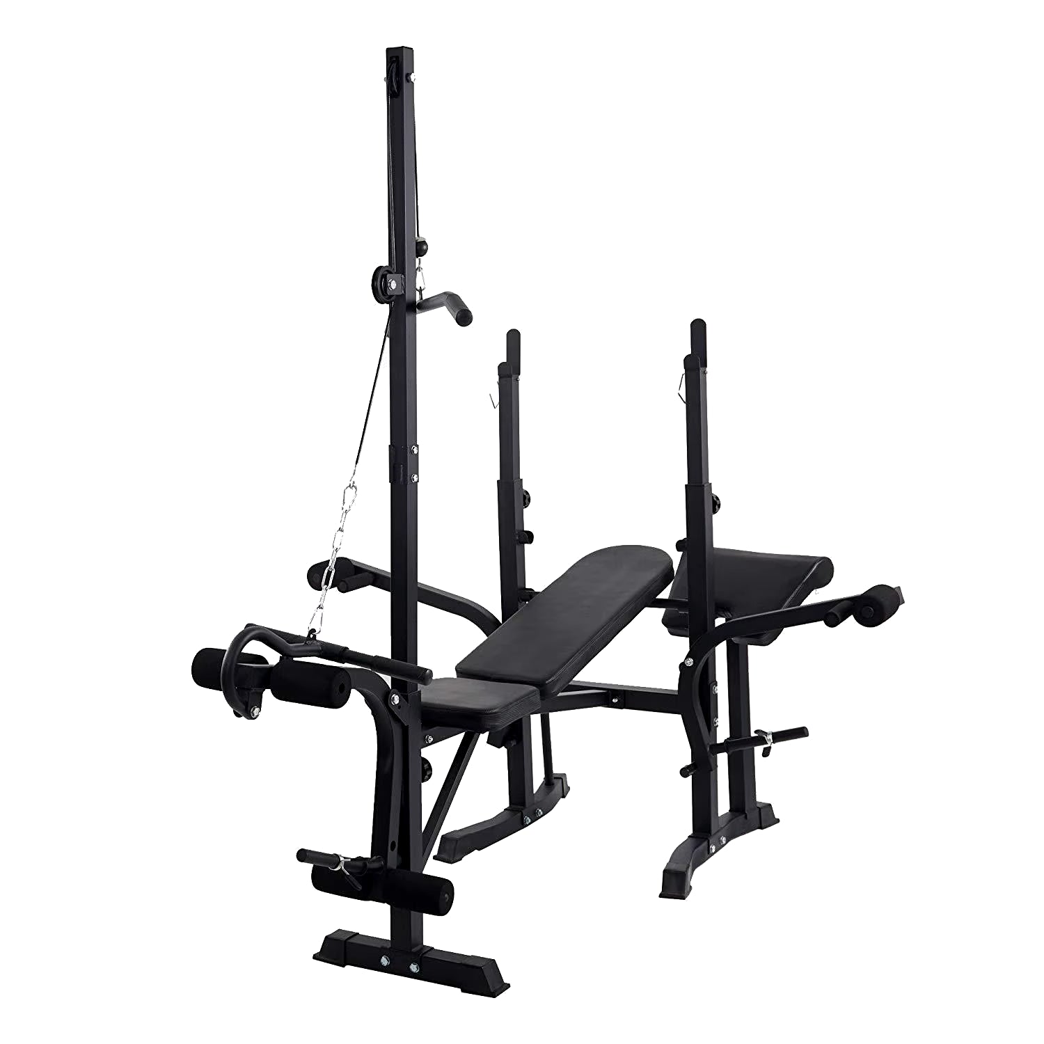 Fitness Equipment Home Bench Press Squat Frame Multi-Functional Weight Lifting Bed Barbell Combination Set Men'S Fitness Bench