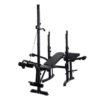 Fitness Equipment Home Bench Press Squat Frame Multi-Functional Weight Lifting Bed Barbell Combination Set Men'S Fitness Bench